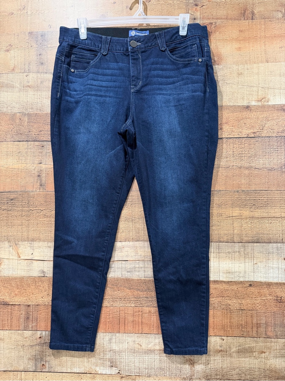 Democracy Dark Indigo Women’s Jeans With Slimming Abdominal Panel Size 18W